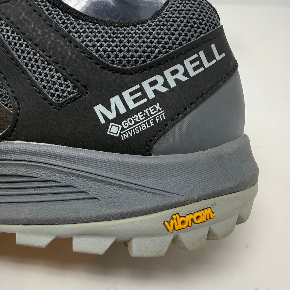 Merrell Nova 2 GTX Trail Running Shoe Men's 10W Grey Gore-tex Invisible Fit - Picture 5 of 12